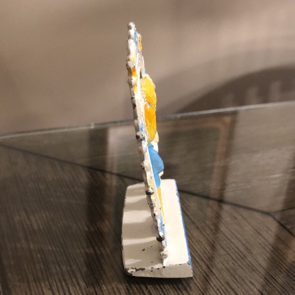 Vintage Retro Revere Mfg Metal Earring Holder Stand "Love Is Sharing" - Picture 6 of 13